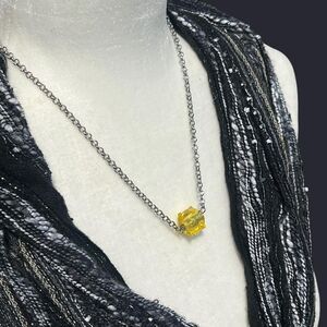 Yellow UG Glass Necklace